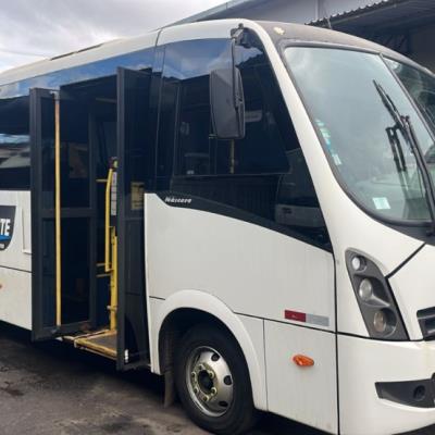 ONIBUS VW/ITALBUS NASCERE U, DIESEL, BRANCA, 2019/2020, NO ESTADO EM QUE SE ENCONTRA.