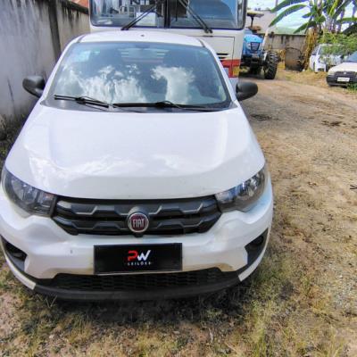 PAS/AUTOMOVEL FIAT/MOBI EASY, 2017/2018, ALC/GASOL, BRANCA, CHASSI: …02189, NO ESTADO EM QUE SE ENCONTRA.