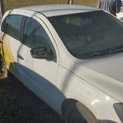PAS/AUTOMOVEL VW/NOVO GOL 1.0, ALCOOL/GASOLINA, 2014/2014, BRANCA, CHASSI:9BWAA45U9EP506662 , RENAVAM:00995813906, NO ESTADO EM QUE SE ENCONTRA.