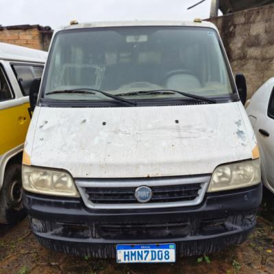 PAS/MICROÔNIBUS, FIAT/DUCATO COMBINATO, BRANCA, DIESEL, 2007/2008, CHASSI: 93W244K2382017169, RENAVAM: 00938949543, NO ESTADO EM QUE SE ENCONTRA.