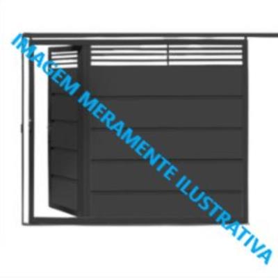 Portão basculante, medindo 2,30 x 2,96