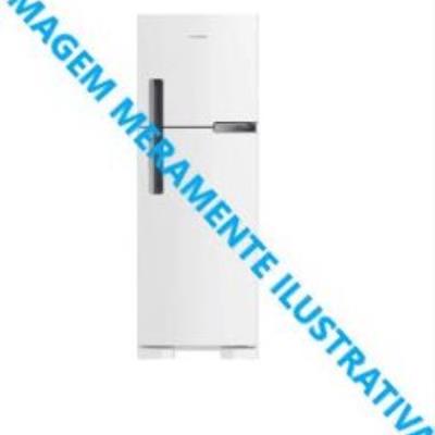 Refrigerador duplex, sem marca aparente.