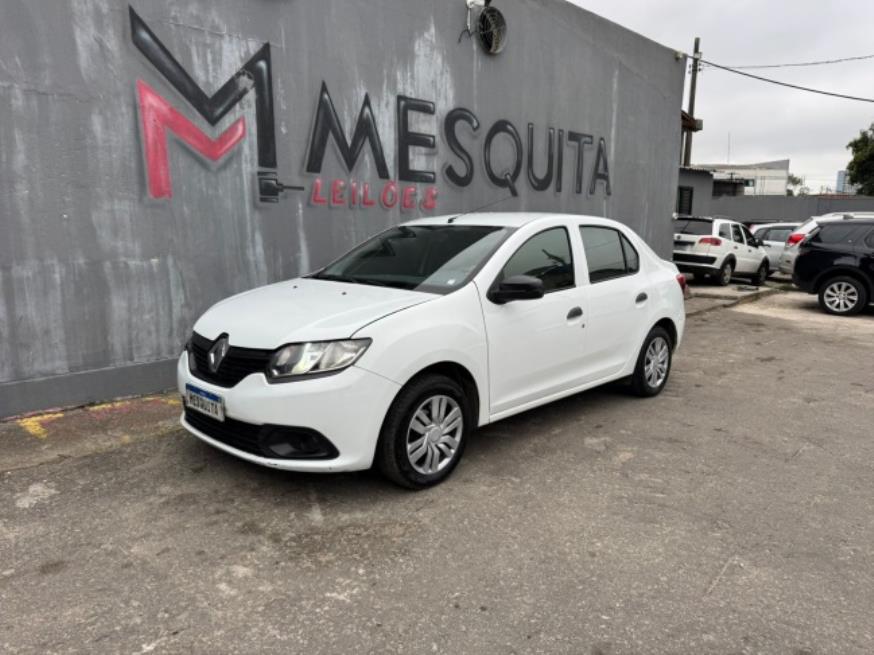 Foto ilustrativa 3 - RENAULT LOGAN AUTHENTIQUE 2019 – BRANCO – FLEX
