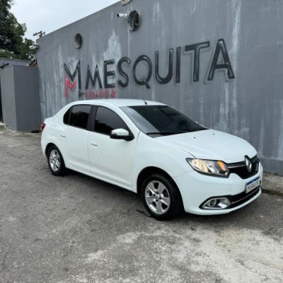 RENAULT LOGAN DYNAMIQUE 2014 – BRANCO – FLEX/GNV