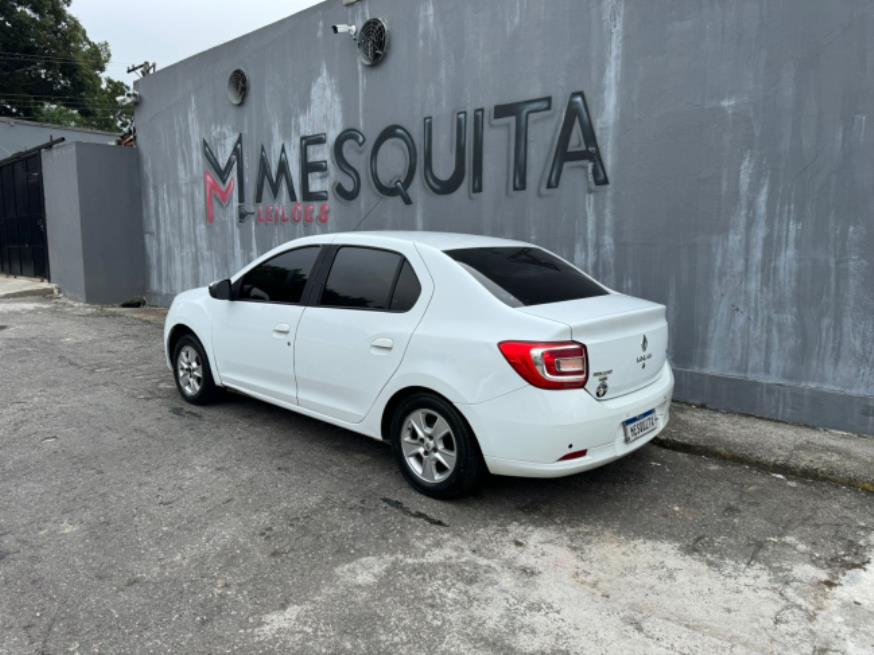 Foto ilustrativa 2 - RENAULT LOGAN DYNAMIQUE 2014 – BRANCO – FLEX/GNV