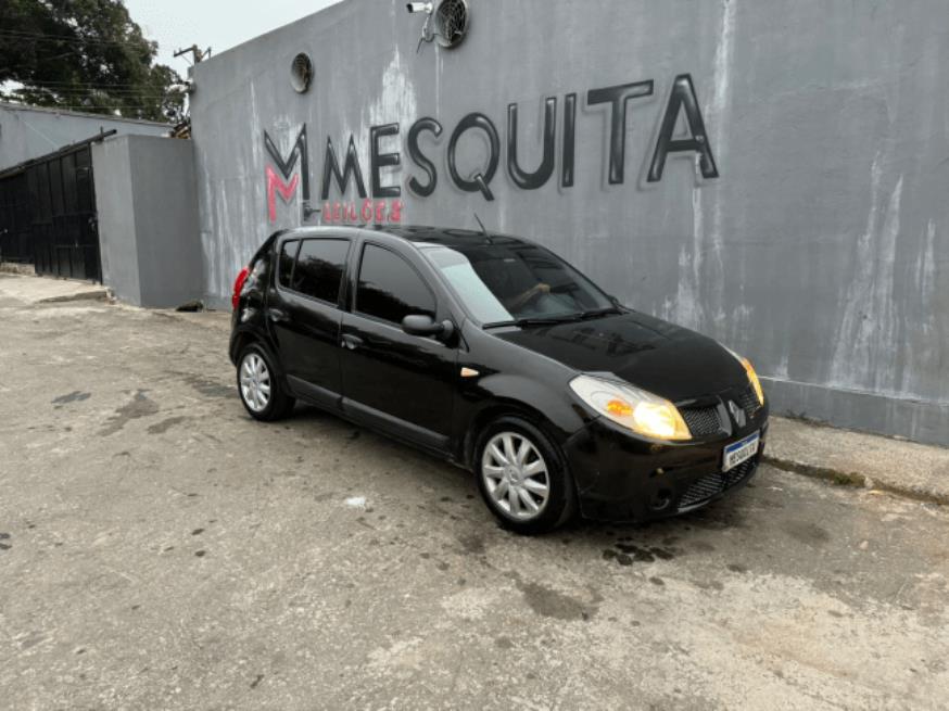 Foto ilustrativa 1 - RENAULT SANDERO EXPRESSION 2009 – PRETO – FLEX