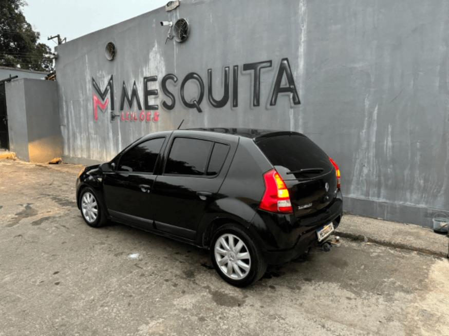 Foto ilustrativa 7 - RENAULT SANDERO EXPRESSION 2009 – PRETO – FLEX
