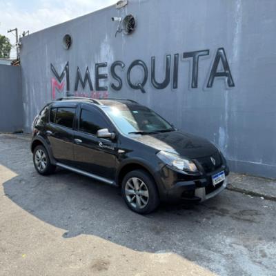 RENAULT SANDERO STEPWAY 1.6 2013 – PRETO – FLEX