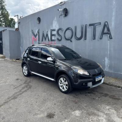 RENAULT SANDERO STEPWAY 2013 – PRETO – FLEX