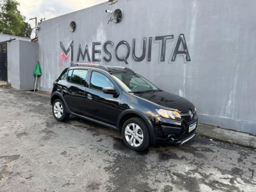Foto ilustrativa 1 - RENAULT SANDERO STEPWAY 2017 – PRETO – GASOLINA