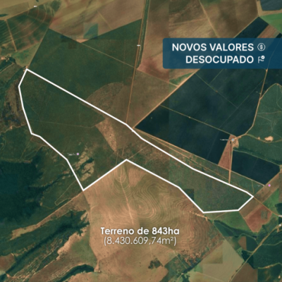 Terreno de 843 hectares