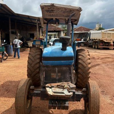 TRATOR FORD 3030, AZUL, ANO 1998, NO ESTADO EM QUE SE ENCONTRA.