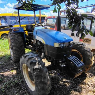 TRATOR NEW HOLLAND TT4030, AZUL, ANO 2012, NO ESTADO EM QUE SE ENCONTRA.