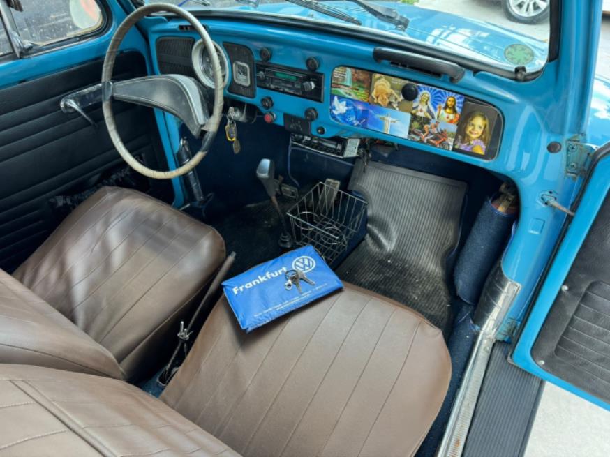 Foto ilustrativa 5 - VW FUSCA 1300 1976 – AZUL – GASOLINA (PLACA PRETA)