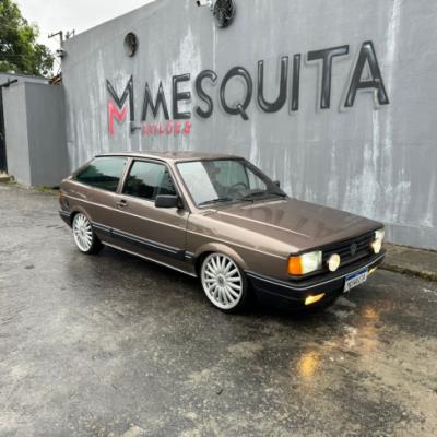 VW GOL GL 1988 – MARROM – ALCOOL