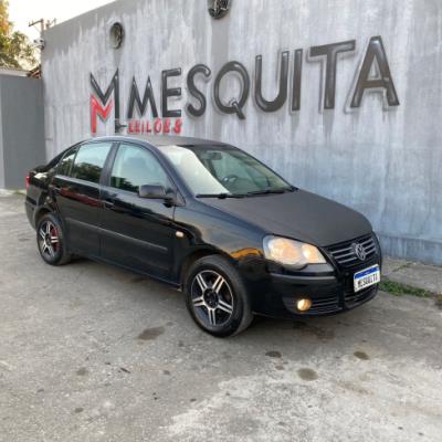 VW POLO SEDAN 2009  – PRETA – FLEX