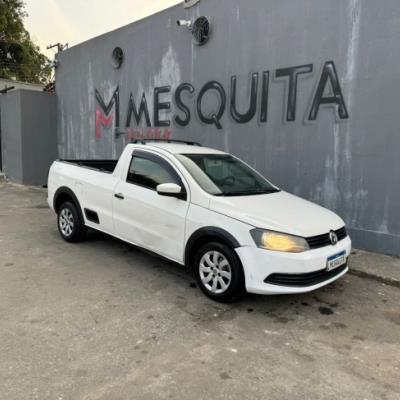 VW SAVEIRO TRENDLINE 1.6 2015 – BRANCA – FLEX/GNV